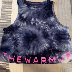 Jessica Simpson THE WARMUP Cropped  Gym Crop top